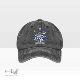 Irish Blood Coat of Arms Family Crest Ireland Denim Cap