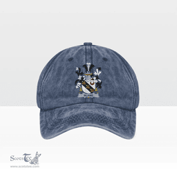 Irish Bland Coat of Arms Family Crest Ireland Denim Cap