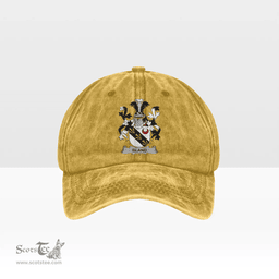 Irish Bland Coat of Arms Family Crest Ireland Denim Cap
