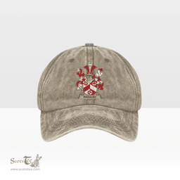 Irish Beasley Coat of Arms Family Crest Ireland Denim Cap