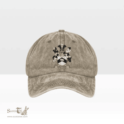 Irish Balfour Coat of Arms Family Crest Ireland Denim Cap