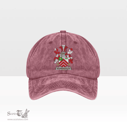 Irish Barrington Coat of Arms Family Crest Ireland Denim Cap