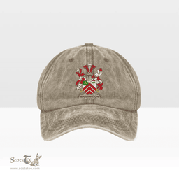 Irish Barrington Coat of Arms Family Crest Ireland Denim Cap