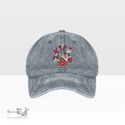 Irish Barrington Coat of Arms Family Crest Ireland Denim Cap