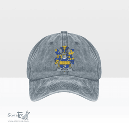 Irish Baker Coat of Arms Family Crest Ireland Denim Cap