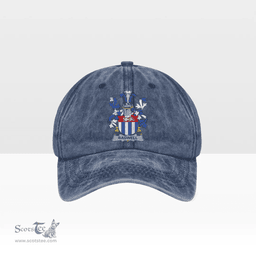 Irish Bagwell Coat of Arms Family Crest Ireland Denim Cap
