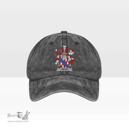 Irish Amory Coat of Arms Family Crest Ireland Denim Cap