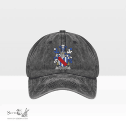 Irish Annesley Coat of Arms Family Crest Ireland Denim Cap