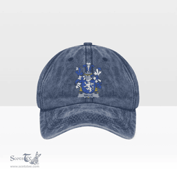 Irish Balle Coat of Arms Family Crest Ireland Denim Cap