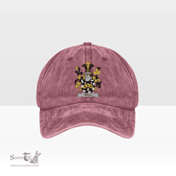 Irish Ball Coat of Arms Family Crest Ireland Denim Cap
