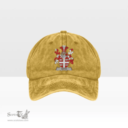 Irish Bath Coat of Arms Family Crest Ireland Denim Cap