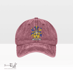 Irish Betham Coat of Arms Family Crest Ireland Denim Cap