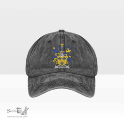 Irish Betham Coat of Arms Family Crest Ireland Denim Cap