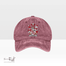 Irish Clarke Coat of Arms Family Crest Ireland Denim Cap