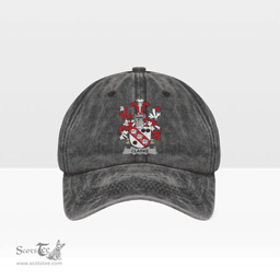 Irish Clarke Coat of Arms Family Crest Ireland Denim Cap
