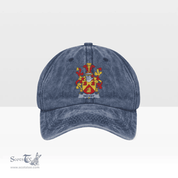 Irish Becket Coat of Arms Family Crest Ireland Denim Cap
