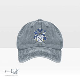 Irish Auchmuty Coat of Arms Family Crest Ireland Denim Cap