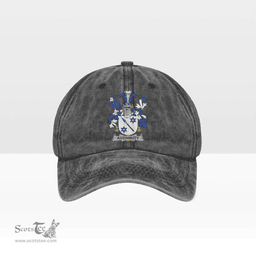 Irish Auchmuty Coat of Arms Family Crest Ireland Denim Cap