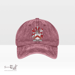 Irish Bond Coat of Arms Family Crest Ireland Denim Cap