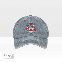 Irish Bond Coat of Arms Family Crest Ireland Denim Cap