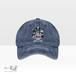 Irish Drew Coat of Arms Family Crest Ireland Denim Cap