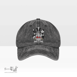 Irish Drew Coat of Arms Family Crest Ireland Denim Cap