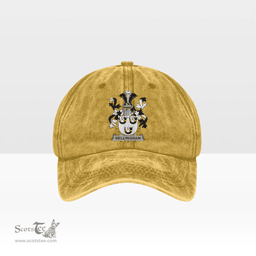 Irish Bellingham Coat of Arms Family Crest Ireland Denim Cap