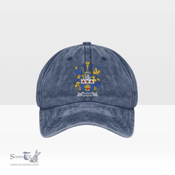 Irish Bevens Coat of Arms Family Crest Ireland Denim Cap