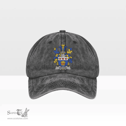 Irish Bevens Coat of Arms Family Crest Ireland Denim Cap