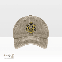 Irish Browne Coat of Arms Family Crest Ireland Denim Cap