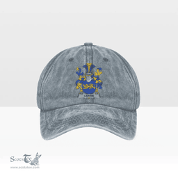 Irish Carrie or O Carrie Coat of Arms Family Crest Ireland Denim Cap