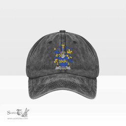 Irish Carrie or O Carrie Coat of Arms Family Crest Ireland Denim Cap