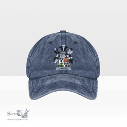 Irish Dancer Coat of Arms Family Crest Ireland Denim Cap