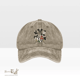 Irish Dancer Coat of Arms Family Crest Ireland Denim Cap