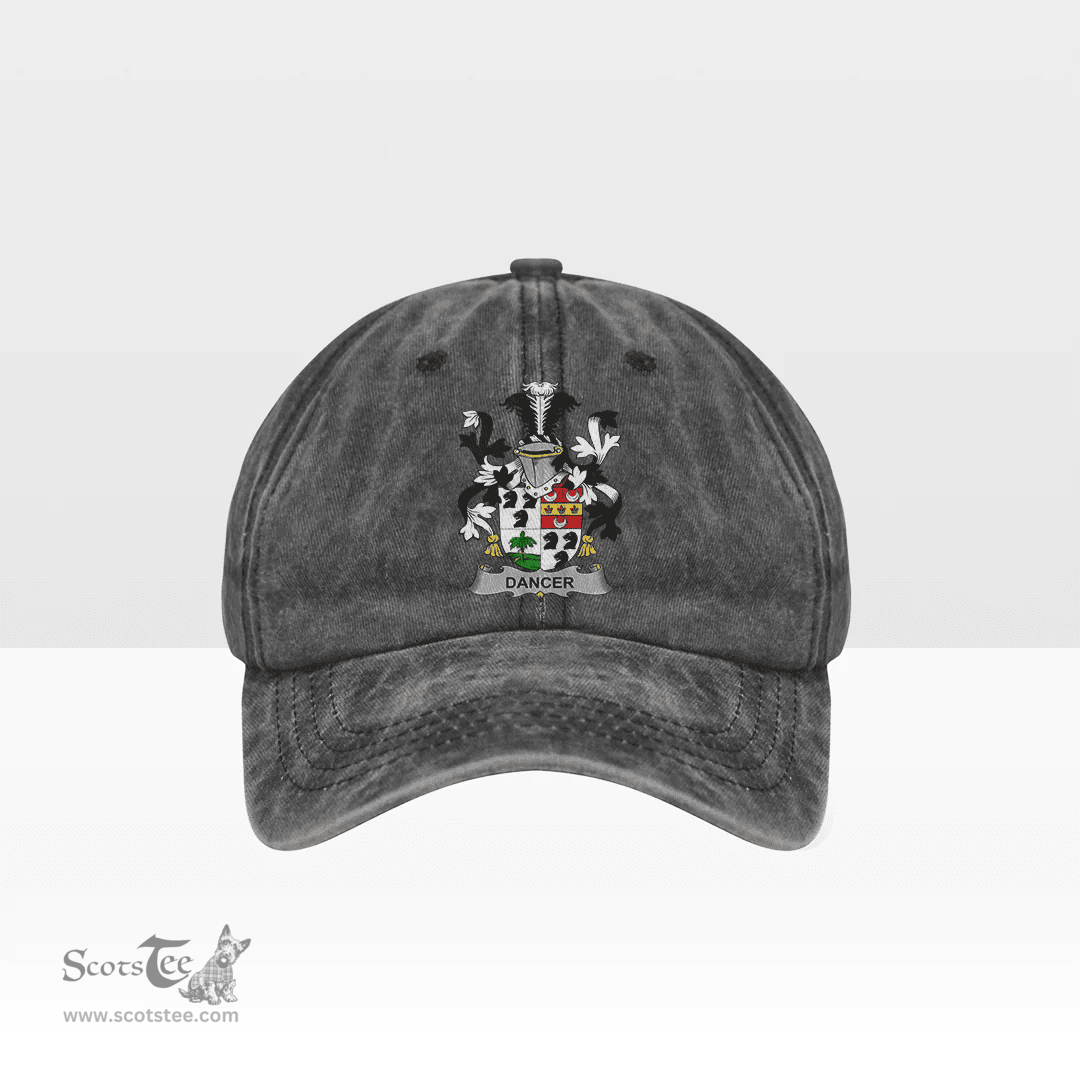 Irish Dancer Coat of Arms Family Crest Ireland Denim Cap