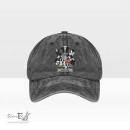 Irish Dancer Coat of Arms Family Crest Ireland Denim Cap