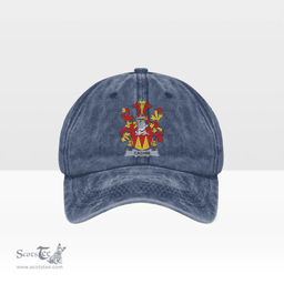 Irish Cashin or McCashine Coat of Arms Family Crest Ireland Denim Cap