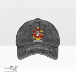 Irish Cashin or McCashine Coat of Arms Family Crest Ireland Denim Cap