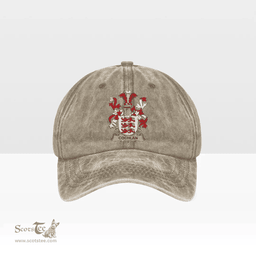 Irish Cochlan or McCoughlan Coat of Arms Family Crest Ireland Denim Cap