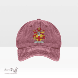 Irish Burgh Coat of Arms Family Crest Ireland Denim Cap