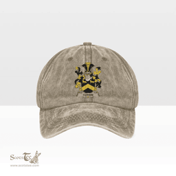 Irish Curnin or O Curneen Coat of Arms Family Crest Ireland Denim Cap