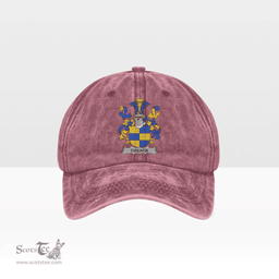 Irish Cusack Coat of Arms Family Crest Ireland Denim Cap