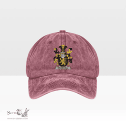 Irish Bramhall Coat of Arms Family Crest Ireland Denim Cap