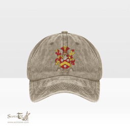 Irish Carville or McCarville Coat of Arms Family Crest Ireland Denim Cap