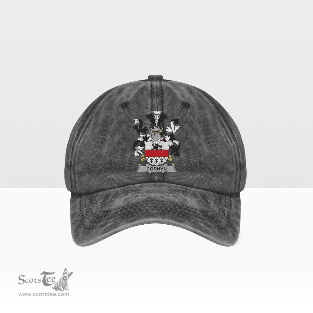 Irish Cornyn or O Cornyn Coat of Arms Family Crest Ireland Denim Cap
