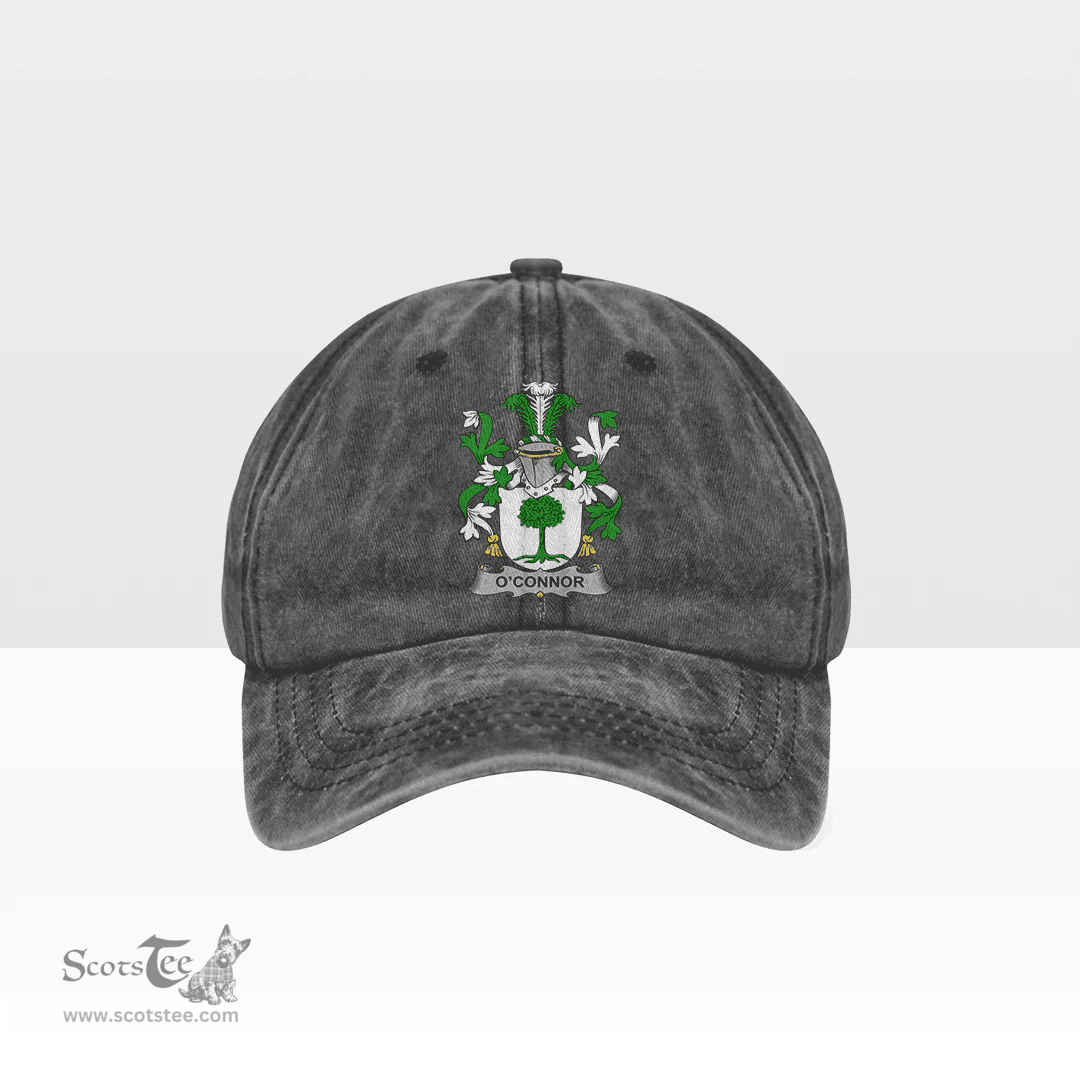 Irish Connor or O Connor (Don) Coat of Arms Family Crest Ireland Denim Cap