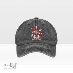 Irish Carney Coat of Arms Family Crest Ireland Denim Cap