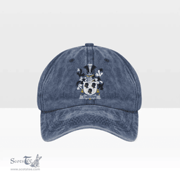 Irish Cardiffe Coat of Arms Family Crest Ireland Denim Cap