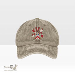 Irish Creagh Coat of Arms Family Crest Ireland Denim Cap