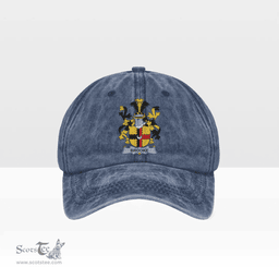 Irish Brooke Coat of Arms Family Crest Ireland Denim Cap